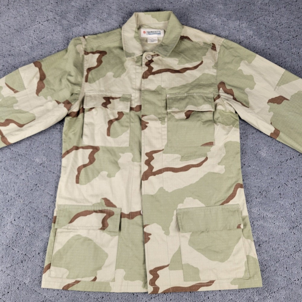 Brents Outdoors Jacket Mens XS Camo Ripstop Long Sleeve Pockets Hunting Tactical